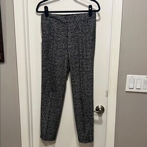 Katherine Barclay Black and White Patterned Pants